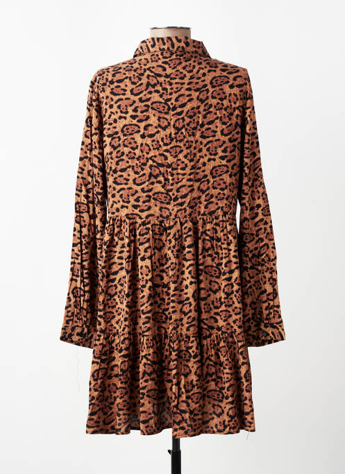 Robe courte marron HAILYS femme