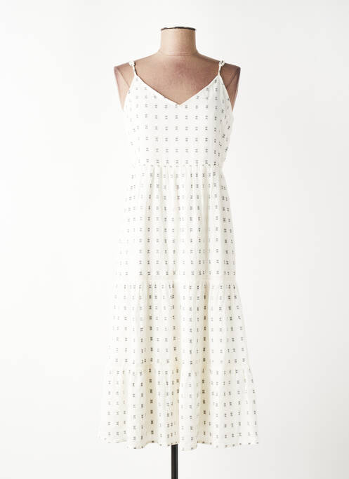 Robe courte sans manche sans manche blanc VILA femme