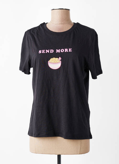 T-shirt noir ONLY femme