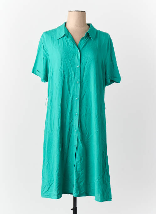 Robe courte manches courtes manches courtes vert VILA femme
