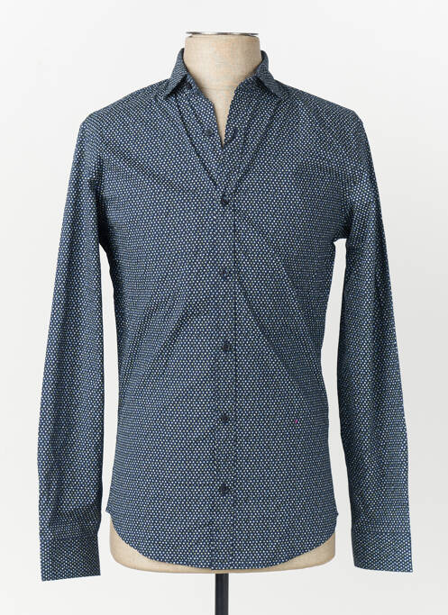 Chemise manches longues bleu JACK & JONES homme
