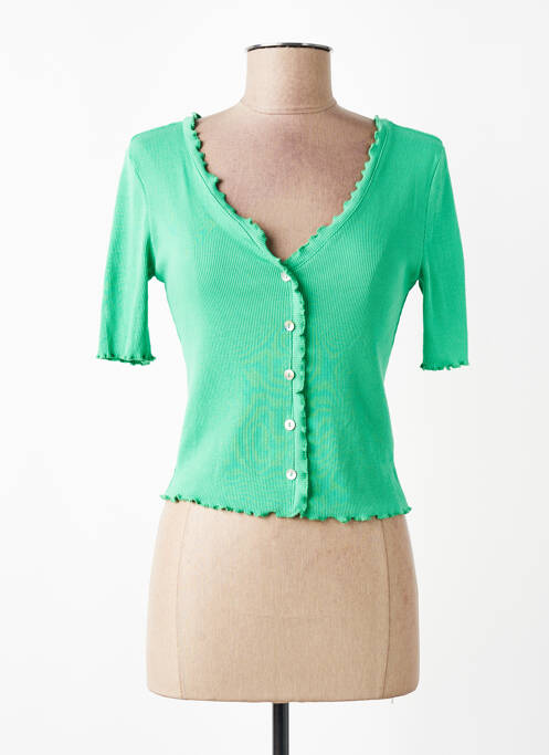 T-shirt manches courtes manches courtes vert ONLY femme