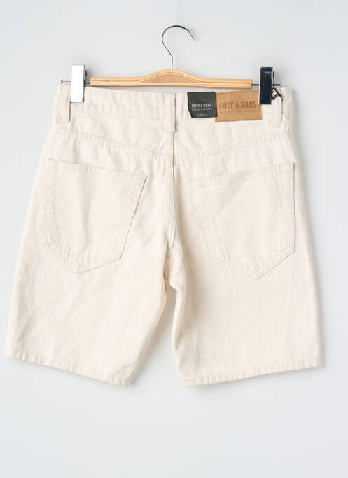 Short taille normale taille normale beige ONLY&SONS homme