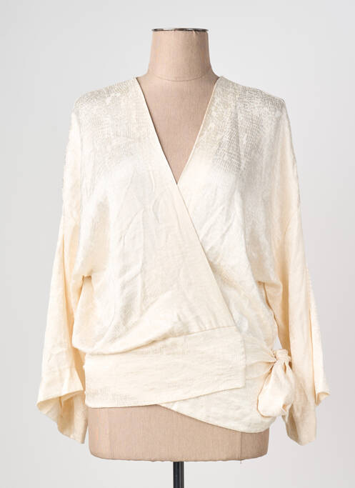 Blouse beige ASTRID BLACK LABEL femme