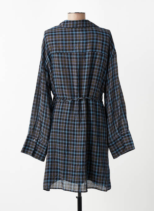 Robe mi-longue bleu MANGO femme