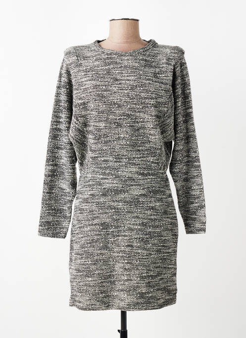 Robe courte gris MANGO femme