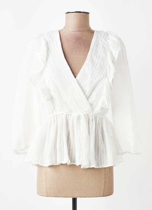 Blouse manches 3/4 manches 3/4 beige ONLY femme