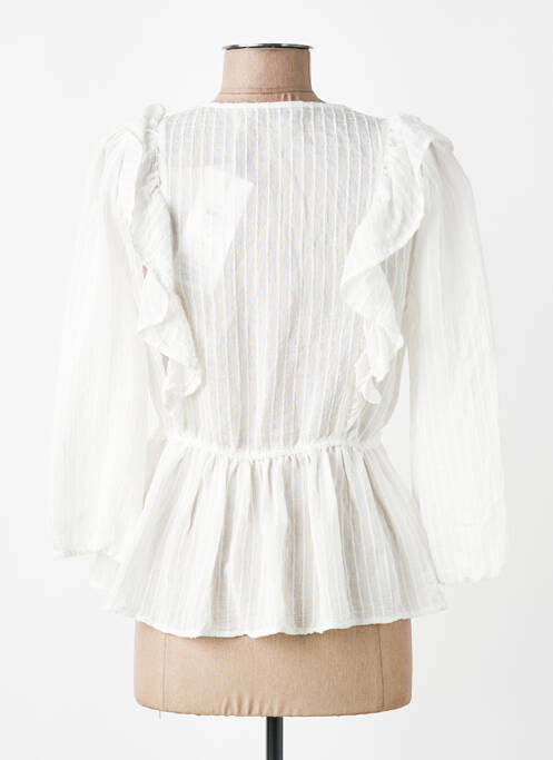 Blouse manches 3/4 manches 3/4 beige ONLY femme