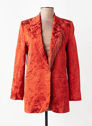 Blazer orange MANGO femme