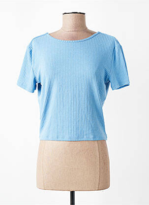 T-shirt bleu MANGO femme