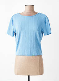 T-shirt bleu MANGO femme