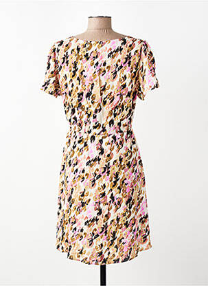 Robe courte col v marron VERO MODA femme