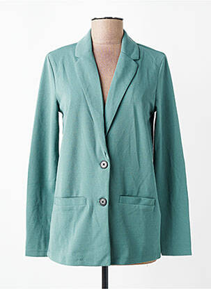 Blazer col tailleur vert JACQUELINE DE YONG femme