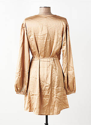 Robe mi-longue sans manche sans manche beige JACQUELINE DE YONG femme