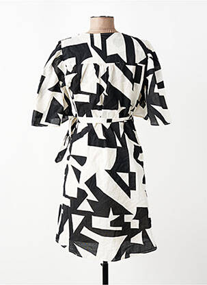 Robe courte col v noir VILA femme