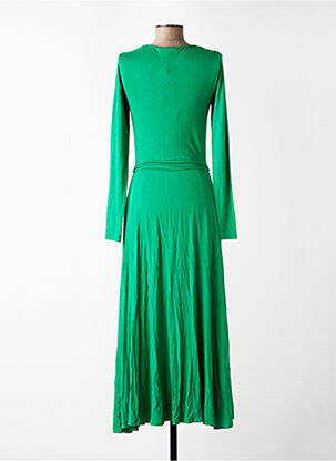Robe longue vert ASTRID BLACK LABEL femme