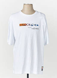 T-shirt col rond manches courtes blanc JACK & JONES homme