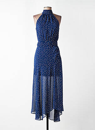 Robe courte bleu MANGO femme