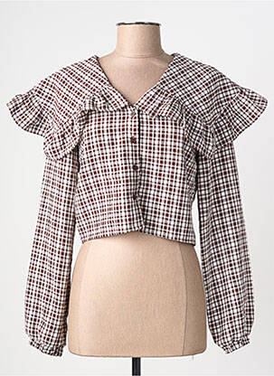 Chemisier marron NOISY MAY femme