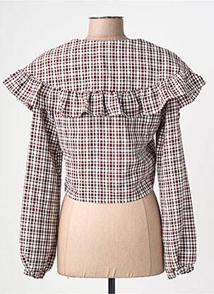 Chemisier marron NOISY MAY femme