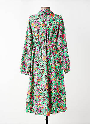 Robe longue manches longues manches longues vert VERO MODA femme