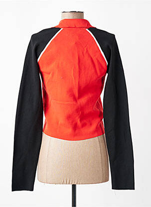 Gilet manches longues rouge MANGO femme