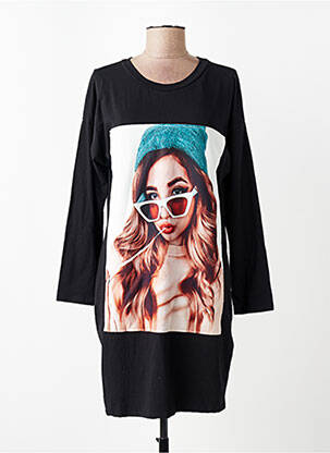 Robe courte noir HAILYS femme