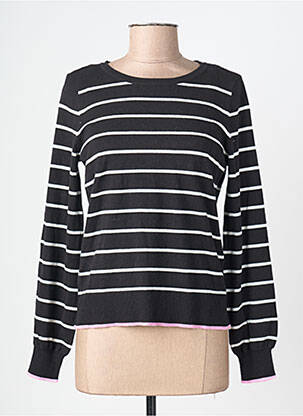 Pull col rond noir VERO MODA femme