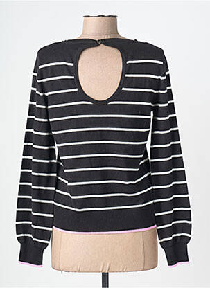 Pull col rond noir VERO MODA femme