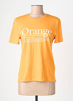 T-shirt orange ONLY femme