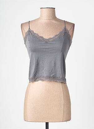 Top/caraco gris ONLY femme