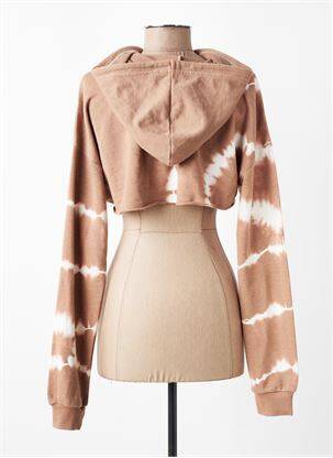 Sweat-shirt à capuche beige TALLY WEIJL femme