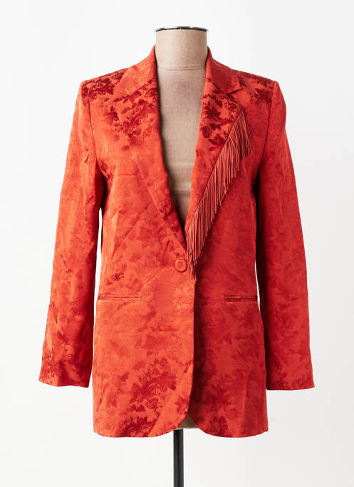 Blazer orange MANGO femme