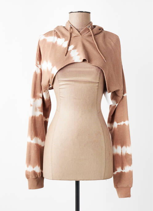 Sweat-shirt à capuche beige TALLY WEIJL femme