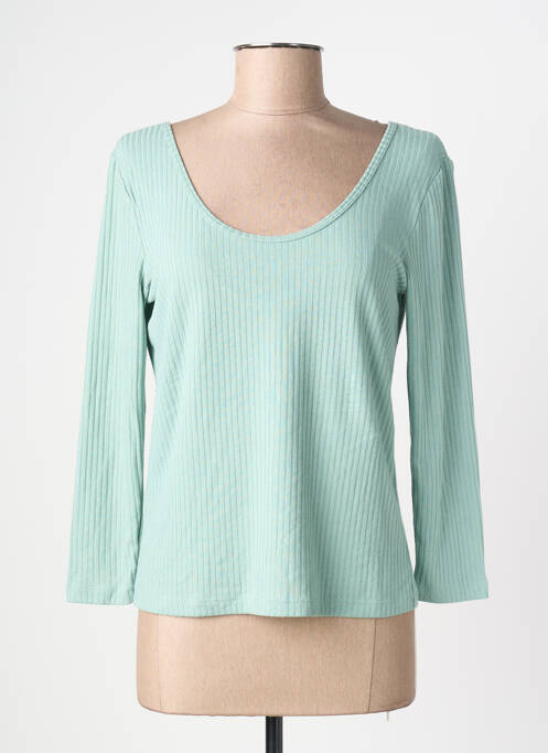 T-shirt vert MANGO femme