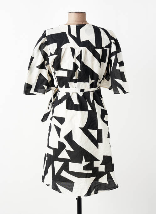 Robe courte col v noir VILA femme
