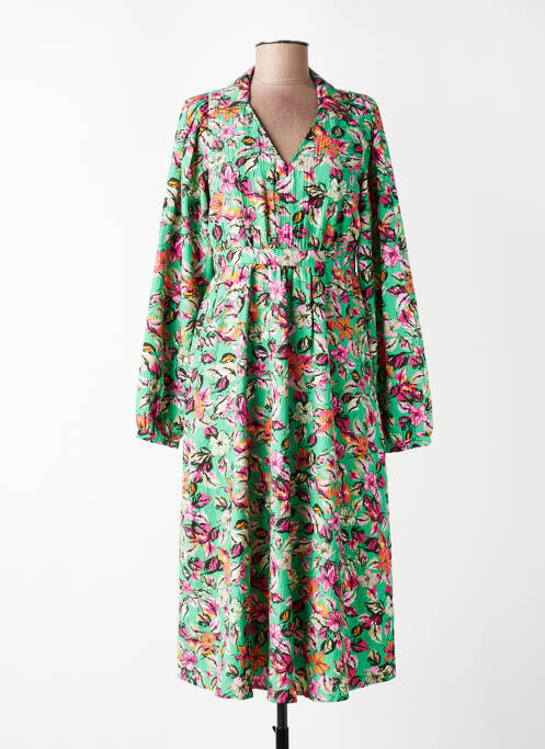 Robe longue manches longues manches longues vert VERO MODA femme
