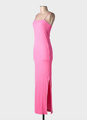 Robe longue sans manche sans manche rose ONLY femme