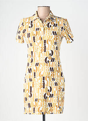 Robe courte jaune MOTEL femme