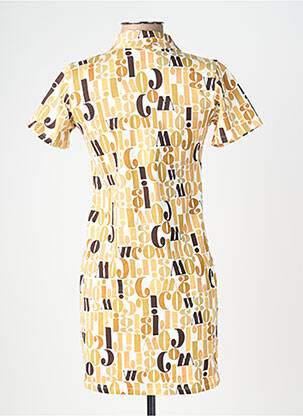 Robe courte jaune MOTEL femme