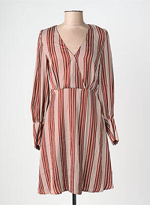 Robe courte marron VILA femme
