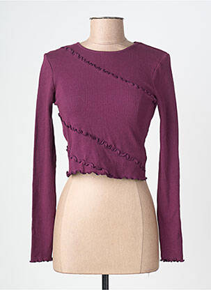 T-shirt violet TALLY WEIJL femme
