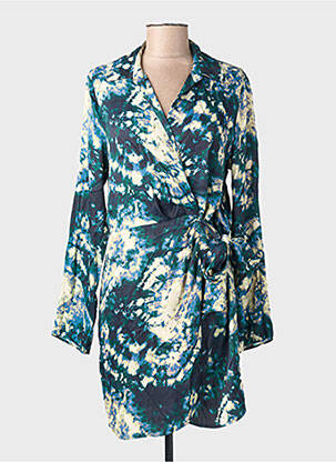 Robe mi-longue vert MANGO femme