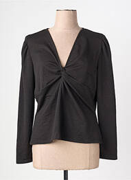 Top manches longues noir JACQUELINE DE YONG femme