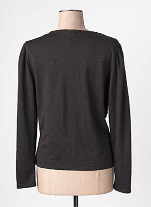 Top manches longues noir JACQUELINE DE YONG femme