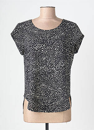 Top manches courtes manches courtes noir ONLY femme