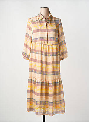 Robe longue jaune VERO MODA femme