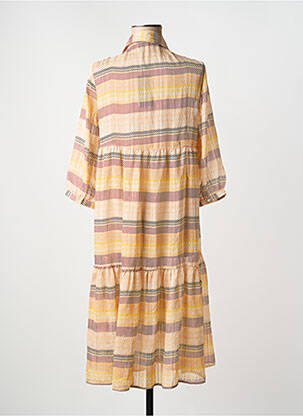Robe longue jaune VERO MODA femme