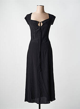 Robe mi-longue noir ASTRID BLACK LABEL femme