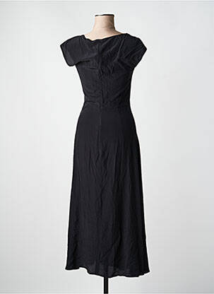 Robe mi-longue noir ASTRID BLACK LABEL femme